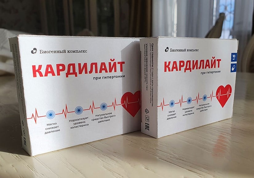 Кардилайт — обзор натурального продукта от гипертонии